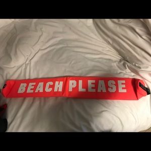PINK THIN BEACH BAG
